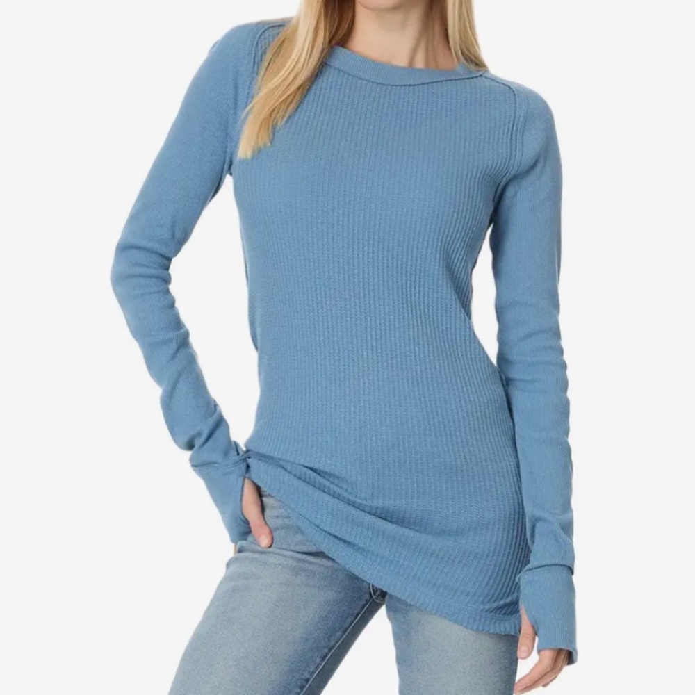 Free People Honey B Crew Neck Top